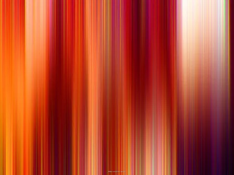 Abstrakte Komposition aus vertikalen, verwischten Streifen in Orange, Rot, Magenta und hellem Rosa, die von links nach rechts ineinander übergehen.