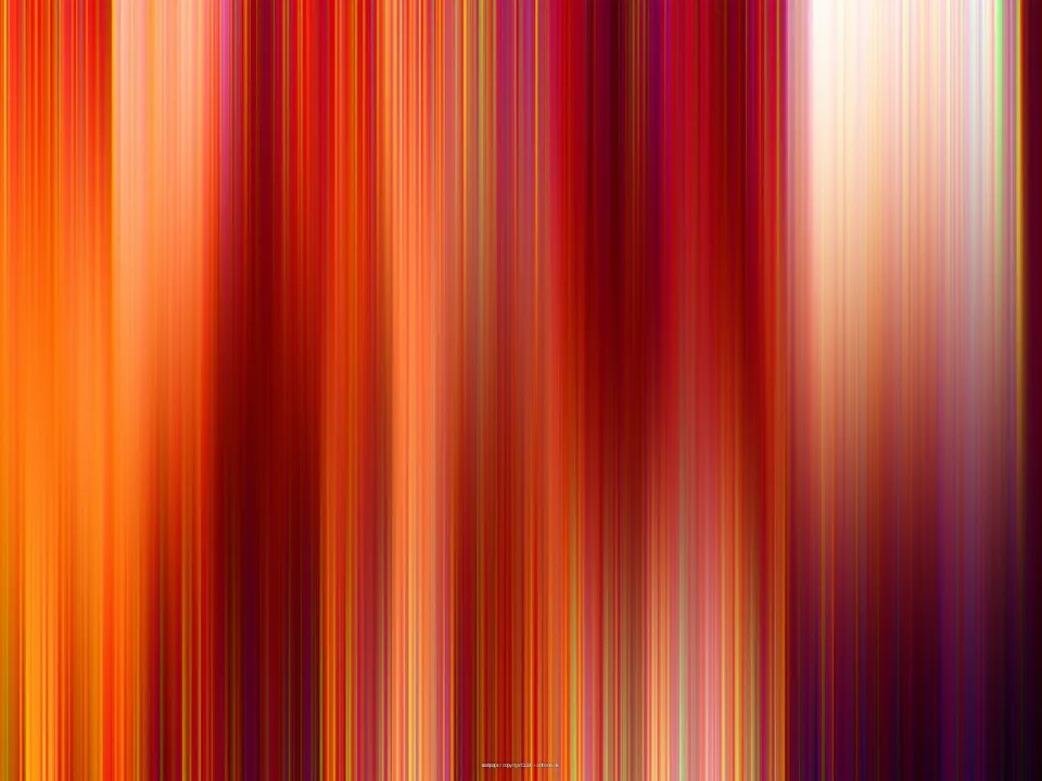 Abstrakte Komposition aus vertikalen, verwischten Streifen in Orange, Rot, Magenta und hellem Rosa, die von links nach rechts ineinander übergehen.