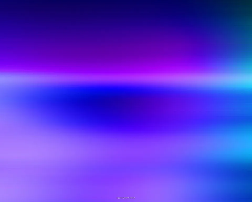 Abstrakter Verlauf aus Violett, Blau und Cyan mit einem hellen horizontalen Lichtstreifen in der oberen Bildhälfte.