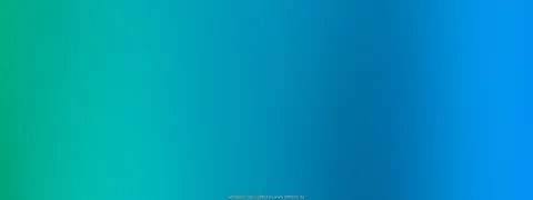 Horizontaler Farbverlauf von Grün über Türkis und Blau bis zu hellem Azurblau, mit kleiner Copyright-Zeile am unteren Rand.