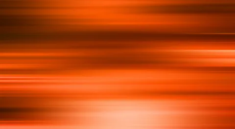 Abstrakte Fläche aus horizontalen, verwischten Streifen in Orange- und Rottönen, heller im unteren Bereich.