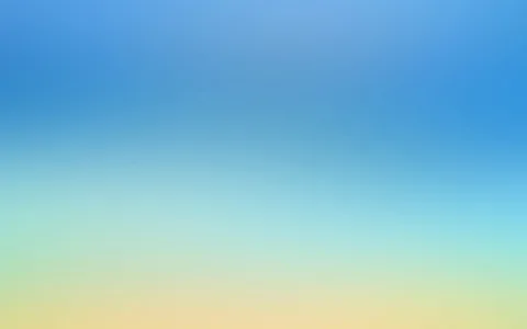 Unscharfer Verlauf von kräftigem Blau oben über Türkis bis zu hellem Gelb unten, ohne erkennbares Motiv.