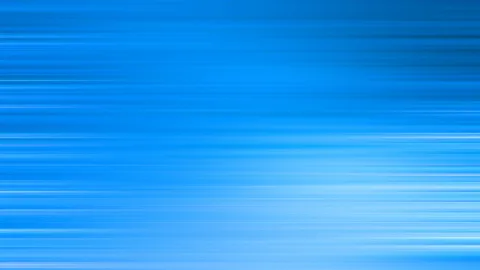 Horizontale blaue Lichtstreifen mit weichen Übergängen von dunklem zu hellem Blau.