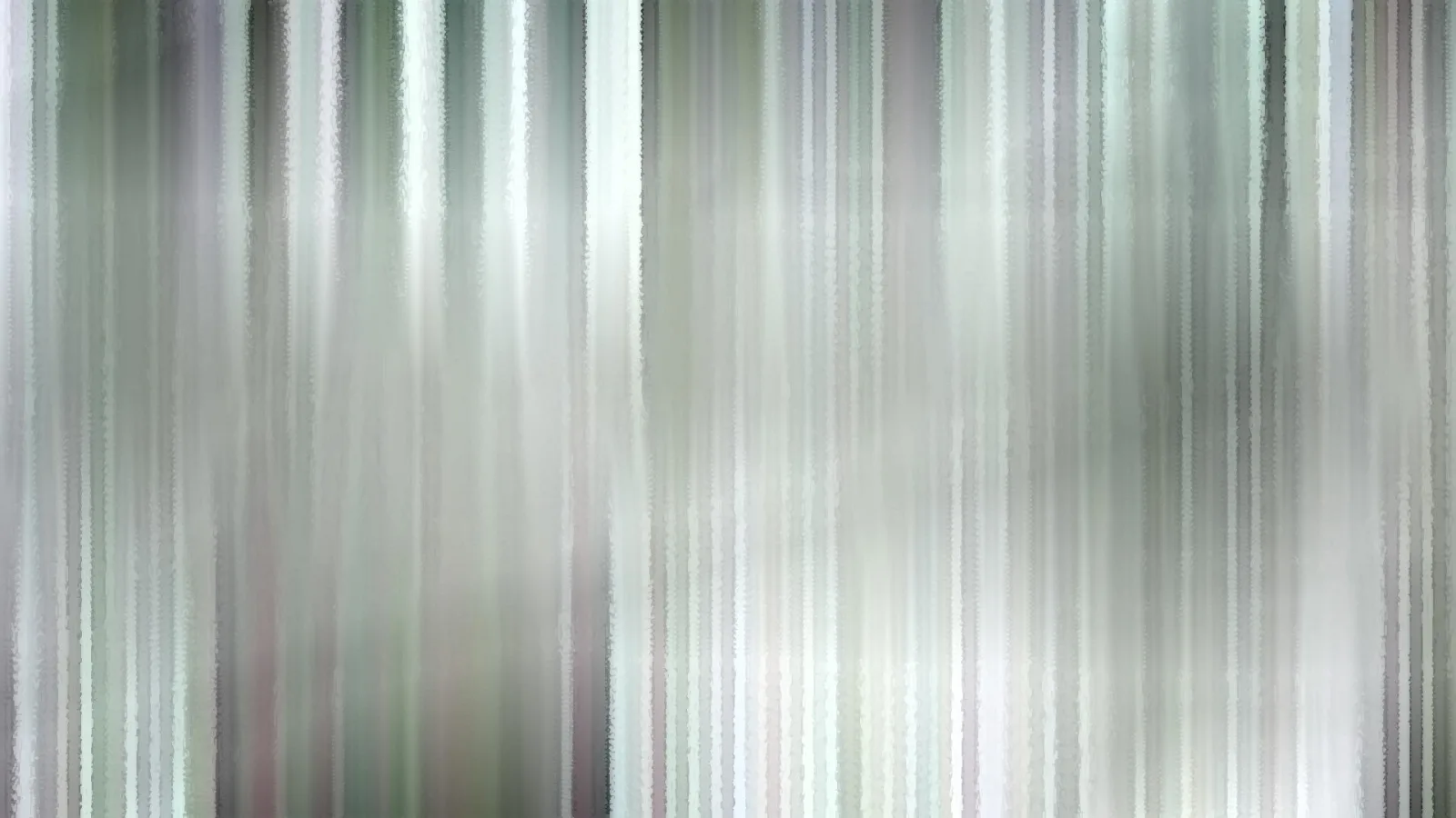 Abstraktes Bild aus vertikalen, weich verwischten Streifen in Grau, Grüngrau und Weiß.