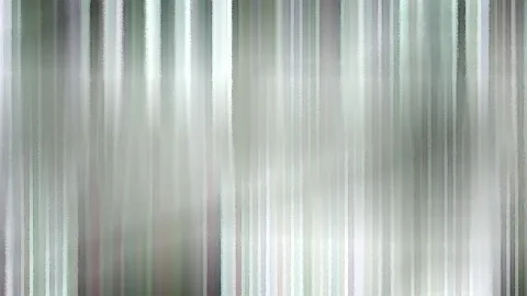 Abstraktes Bild aus vertikalen, weich verwischten Streifen in Grau, Grüngrau und Weiß.