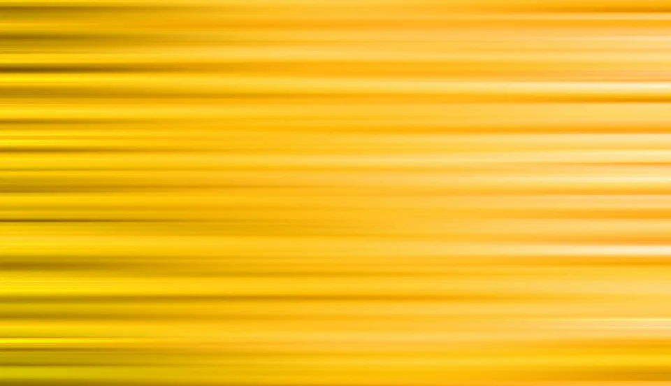 Horizontal verlaufende gelbe und orangefarbene Streifen mit hellen Lichtbahnen, die wie Bewegungsunschärfe wirken.