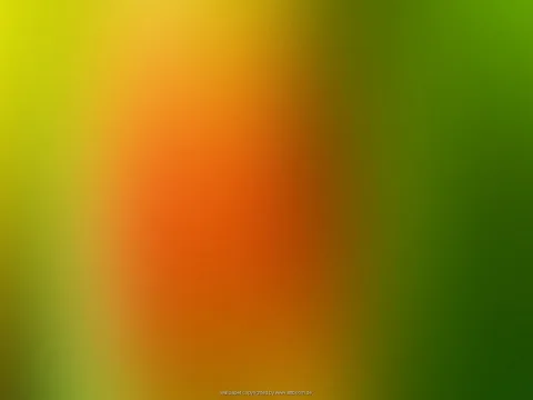 Unscharfer Farbverlauf von Gelbgrün links über Orange in der Mitte bis zu dunklem Grün rechts.