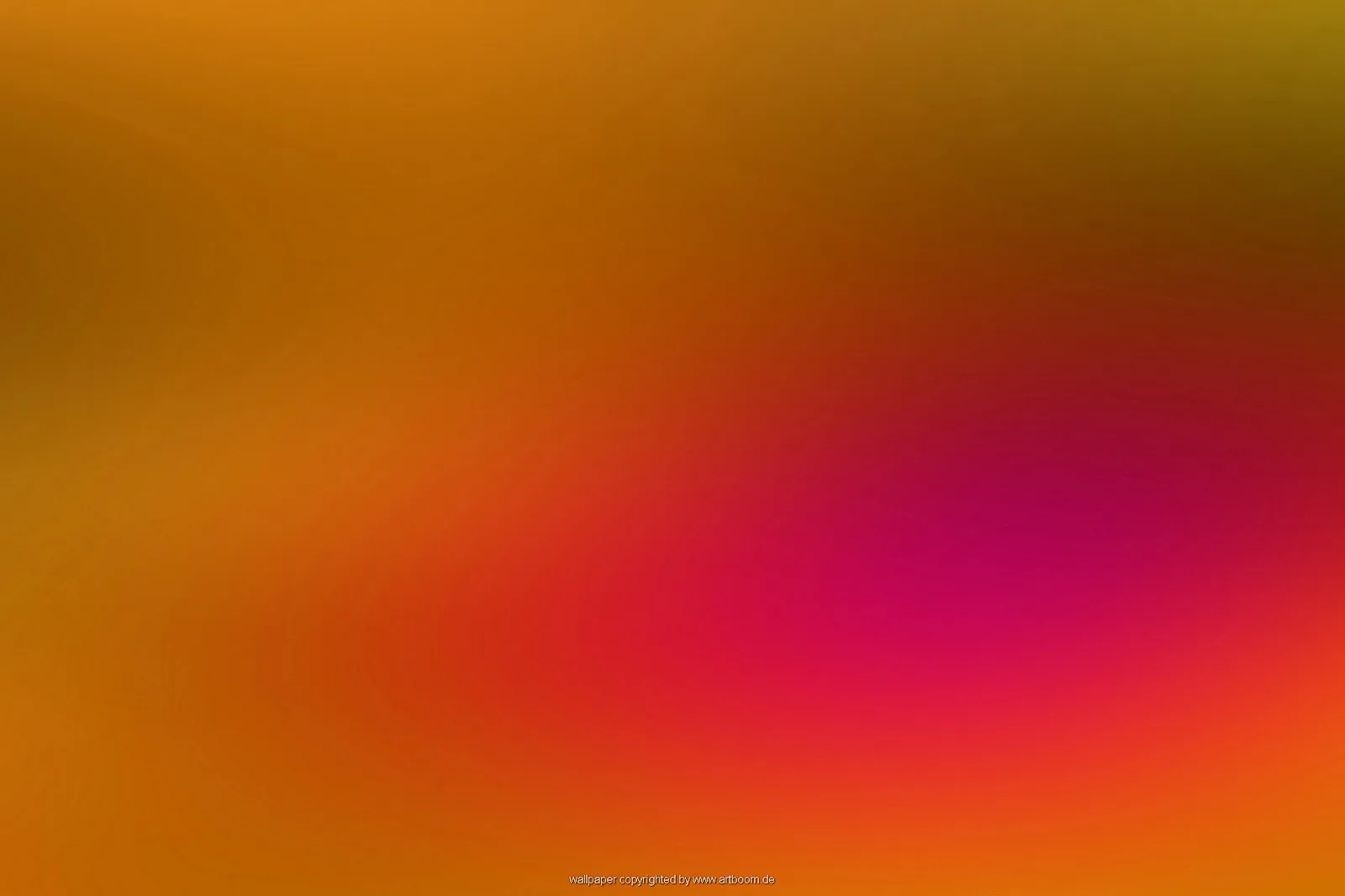 Unscharfer Farbverlauf von Orange über Rot bis Magenta, rechts oben dunkler, links unten heller.