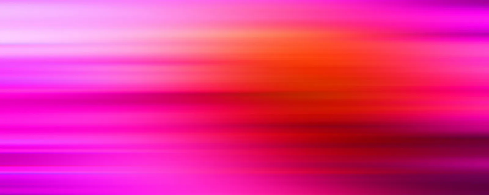 Horizontale, verwischte Streifen in Pink, Magenta und Orange, die von links nach rechts ineinanderlaufen.
