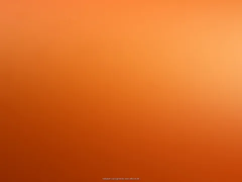 Flächiger Farbverlauf in Orange, der von dunklem Rotorange unten links zu hellem Orange oben rechts übergeht, mit einem leichten Lichtschimmer rechts oben.