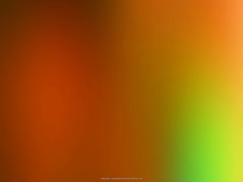 Weich verwischter Farbverlauf von dunklem Braun über Orange bis zu hellem Gelbgrün, rechts unten am hellsten.