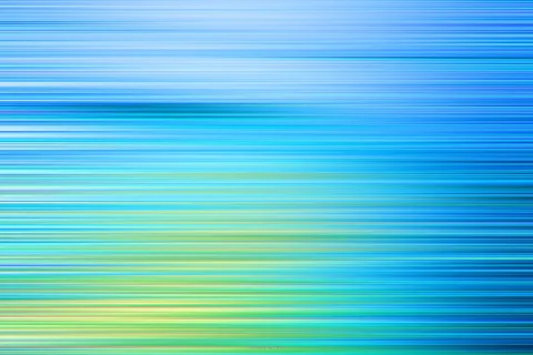Abstrakter Hintergrund aus horizontalen Streifen, die von Hellblau über Türkis bis zu Grün und Gelb verlaufen