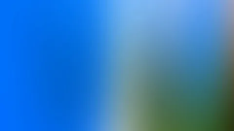 Unscharfer Farbverlauf von kräftigem Blau links über helles Hellblau in der Mitte zu Olivgrün und dunklem Grün rechts unten.