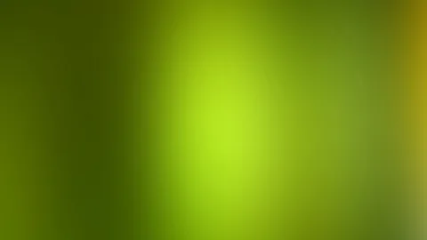Unscharfer Farbverlauf in Grüntönen mit einem hellgelben Lichtfleck in der Mitte und einem gelblichen Schimmer am rechten Rand.
