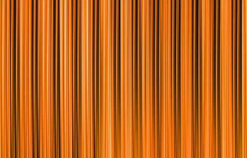 Dicht nebeneinander stehende vertikale Streifen in Orange, Rotorange und Dunkelbraun, leicht verschwommen wie in Bewegung.