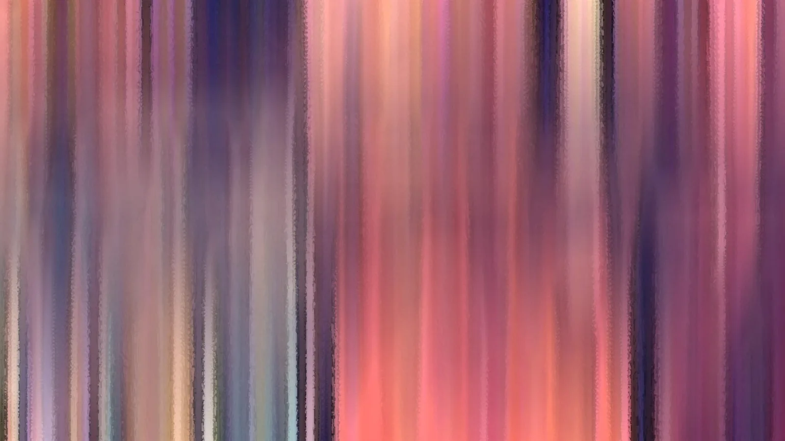 Abstrakte senkrechte Schlieren in Rosa, Violett, Blau und Beige