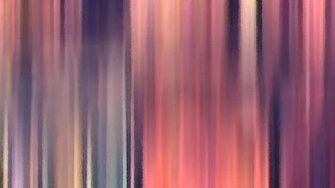 Abstrakte senkrechte Schlieren in Rosa, Violett, Blau und Beige