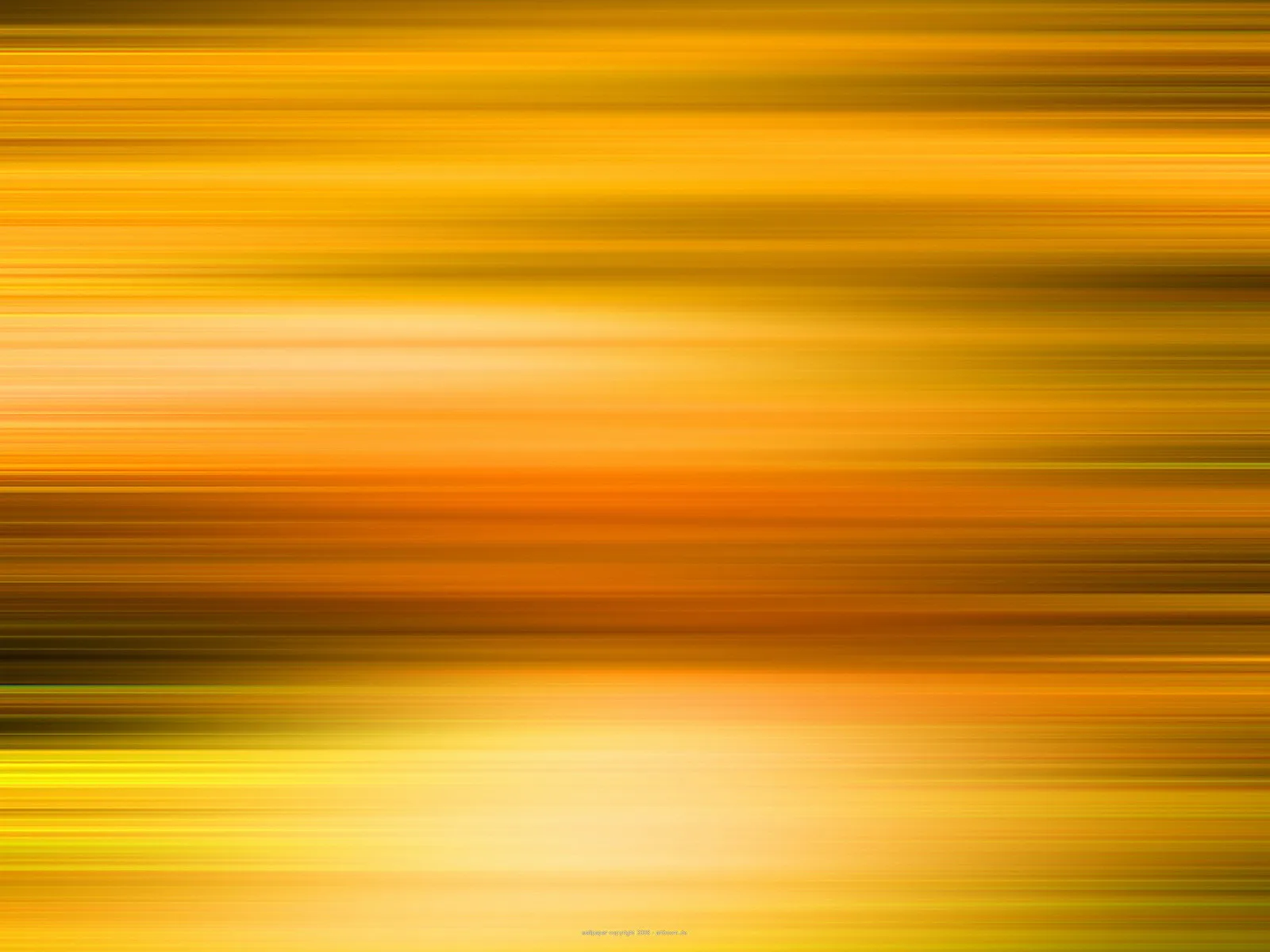 Abstrakte Komposition aus horizontalen, weich verwischten Streifen in Gelb, Orange und Ocker, die ineinander übergehen.