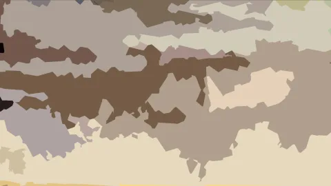 Abstraktes Muster aus unregelmäßigen braunen, beigen und grauen Flächen