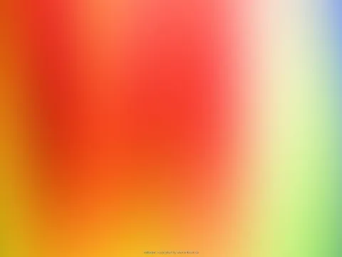 Unscharfer Farbverlauf von Rot und Orange links über Gelb bis Hellgrün und Blau am rechten Rand, mit winzigem Copyright-Schriftzug unten.
