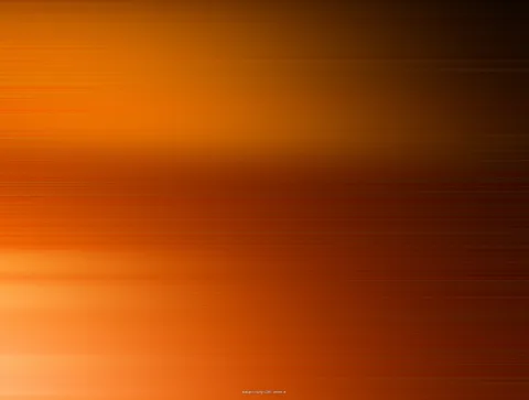 Horizontale Streifen wechseln von hellem Orange unten links zu dunklem Braun oben rechts.