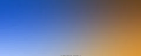 Glatter Farbverlauf von Blau links oben über Grau in der Mitte zu Orange rechts unten.