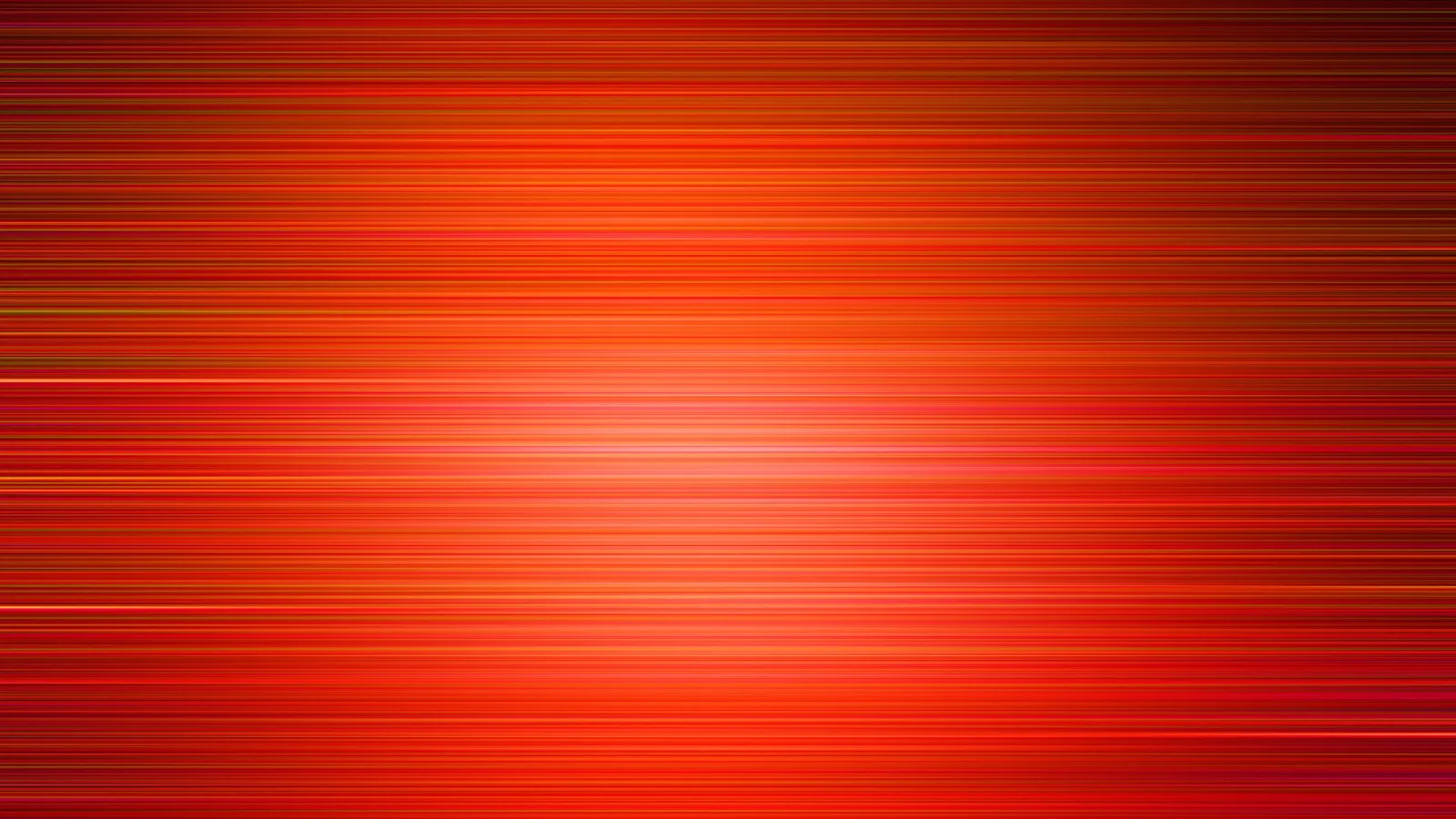 Abstrakter Hintergrund aus dicht gesetzten, waagerechten roten und orangefarbenen Linien, in der Mitte heller leuchtend und zu den Rändern dunkler werdend.
