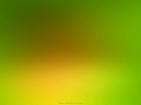 Weicher Farbverlauf von dunklem Olivgrün über Orange zu hellem Gelbgrün, ohne erkennbares Motiv.