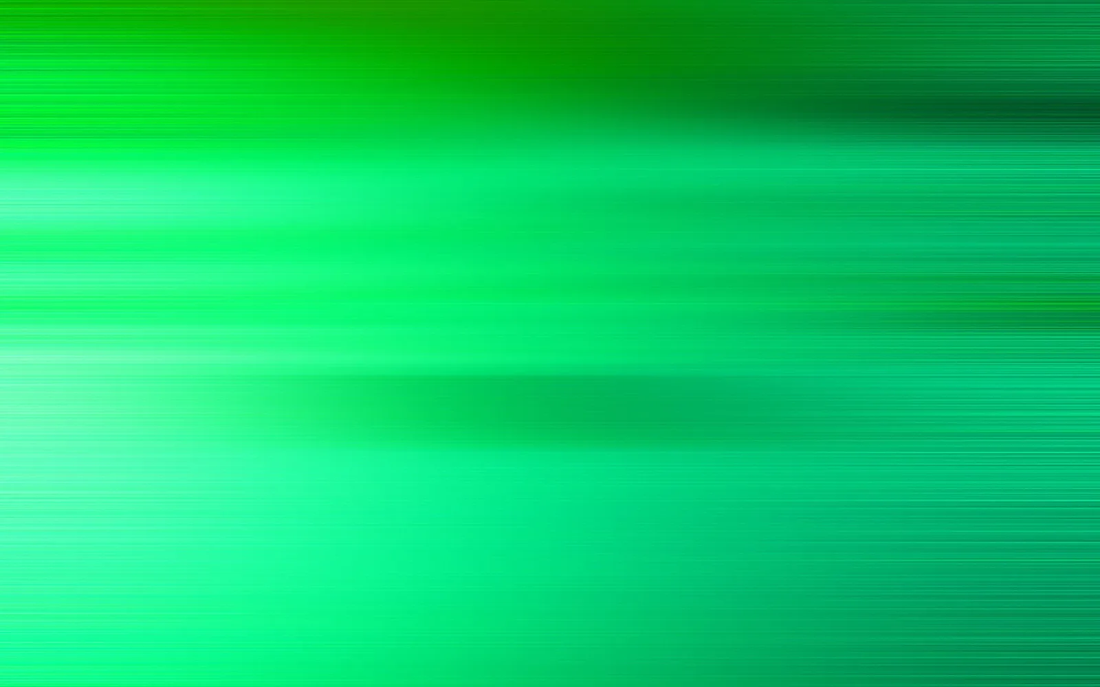Grüner abstrakter Farbverlauf mit feinen horizontalen Lichtstreifen, oben dunkler, unten heller.