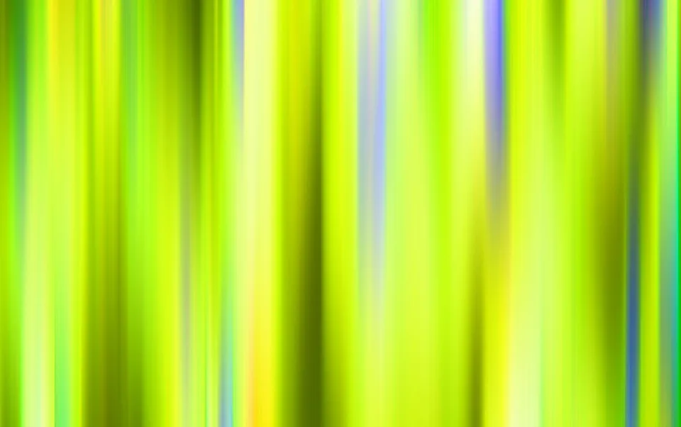 Vertikale, unscharfe Streifen in Grün, Gelb und Hellblau über die gesamte Bildfläche.