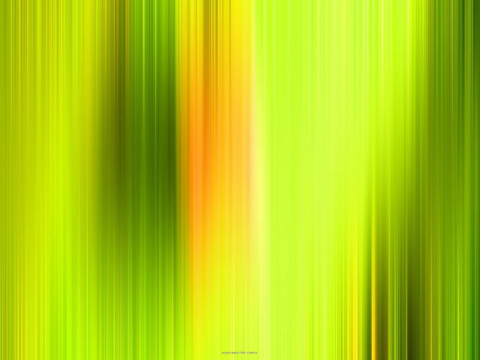 Abstrakte vertikale Streifen in Grün, Gelb und einem orangen Lichtband in der Bildmitte, die wie Bewegungsunschärfe wirken.