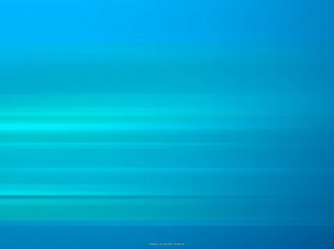 Abstrakter Verlauf in Blau und Türkis mit horizontalen, leuchtenden Streifen, die von hellem Türkis in der Bildmitte zu dunklerem Blau am Rand übergehen.