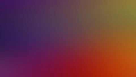 Weicher Farbverlauf von dunklem Violett oben links über Magenta und Rot bis zu Orange und Olivgrün oben rechts