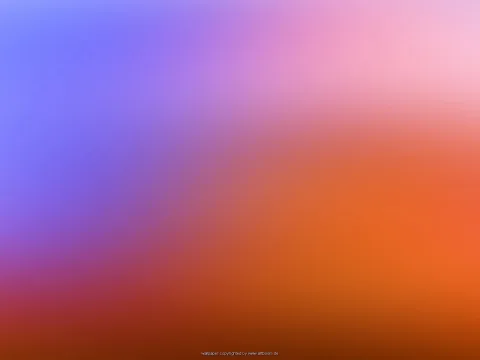 Unscharfer Farbverlauf: oben links Blau und Violett, oben rechts Rosa, unten rechts Orange und unten links Dunkelrot.