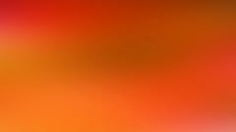 Weicher Farbverlauf von Rot oben links über Orange bis Hellorange unten, mit dunkleren Braunrot-Tönen in der Mitte.