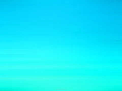 Großflächiger Verlauf von Blau oben zu leuchtendem Türkis unten, durchzogen von feinen horizontalen Strichen.