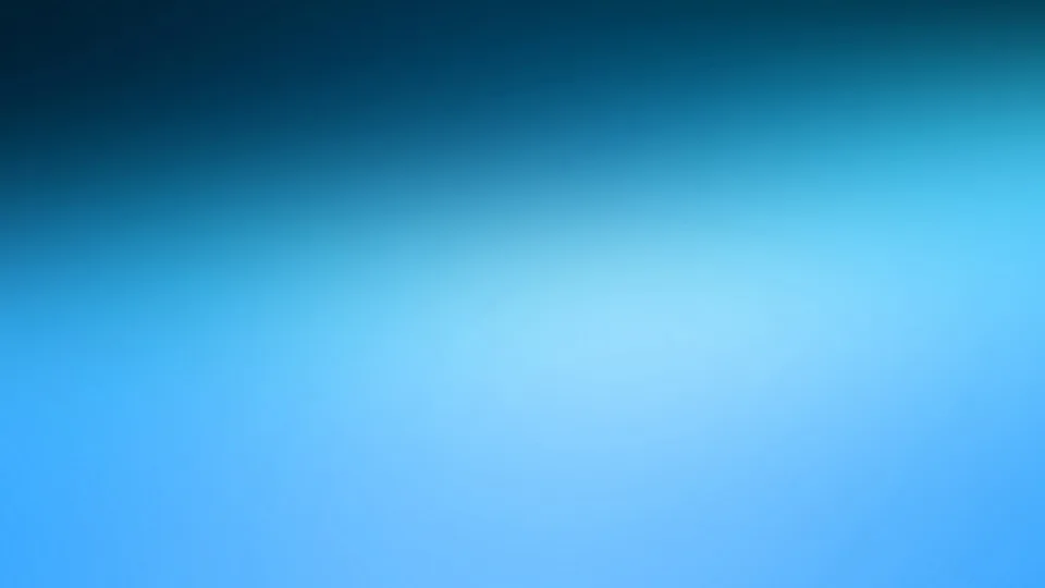 Weicher Farbverlauf: oben dunkles Marineblau, zur Mitte hin helles Himmelblau, unten kräftiges Blau. Keine Motive oder Objekte sichtbar.