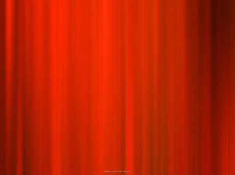 Vertikale rote Lichtstreifen mit dunkleren Rändern, unten mittig ein kleiner Copyright-Hinweis.