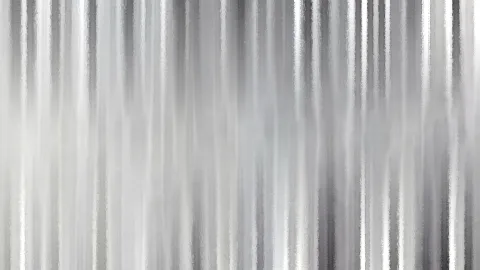 Abstraktes Bild aus vertikalen grauen und weißen Streifen mit weichen, verwischten Übergängen und körnigen Kanten.