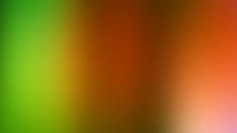 Unscharfer Farbverlauf von Grün links über Braunorange in der Mitte bis zu Orange und Rosa rechts.