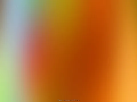 Weich ineinander übergehende Farbverläufe in Orange, Braun, Grün und Blaugrau, von links hell nach rechts dunkler orange.