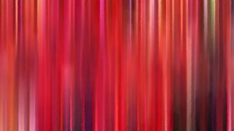 Abstraktes Bild aus vertikalen, unscharfen Streifen in Rot, Pink, Orange und Dunkelrot, die von links nach rechts ineinander übergehen.