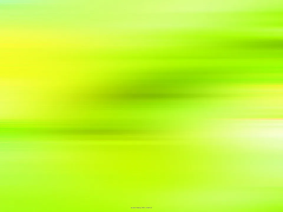 Abstrakte, horizontal verwischte Streifen in Limettengrün und Gelb mit dunkleren grünen Schatten.