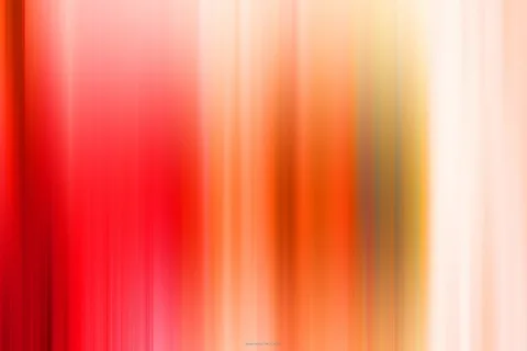 Verschwommene vertikale Streifen in Rot, Orange, Gelb und hellem Creme, die von links nach rechts ineinander übergehen.