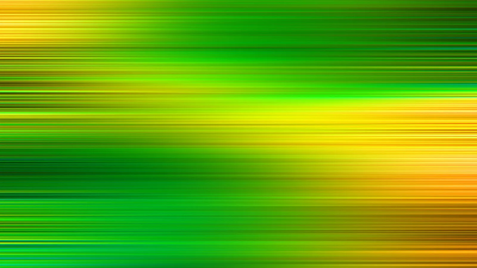 Abstrakte horizontale Streifen in Grün, Gelb und Orange, die von links nach rechts verlaufen und wie eine Bewegungsunschärfe wirken.