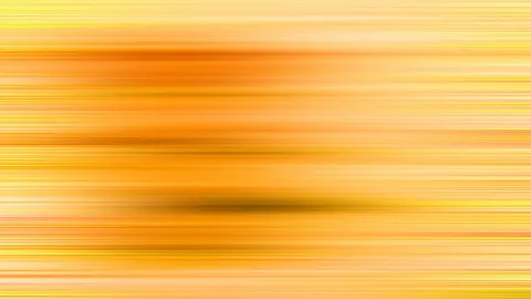 Abstrakte Komposition aus horizontalen, verwischten Streifen in Gelb, Orange und Ocker, dunklere Bereiche in der oberen Mitte und unten.