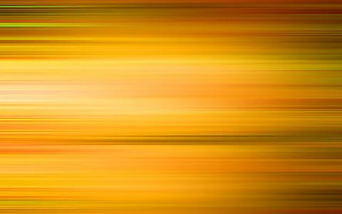 Abstrakte horizontale Streifen in Orange, Gelb und Rot mit weichen Übergängen, die von Bewegungsunschärfe wirken.
