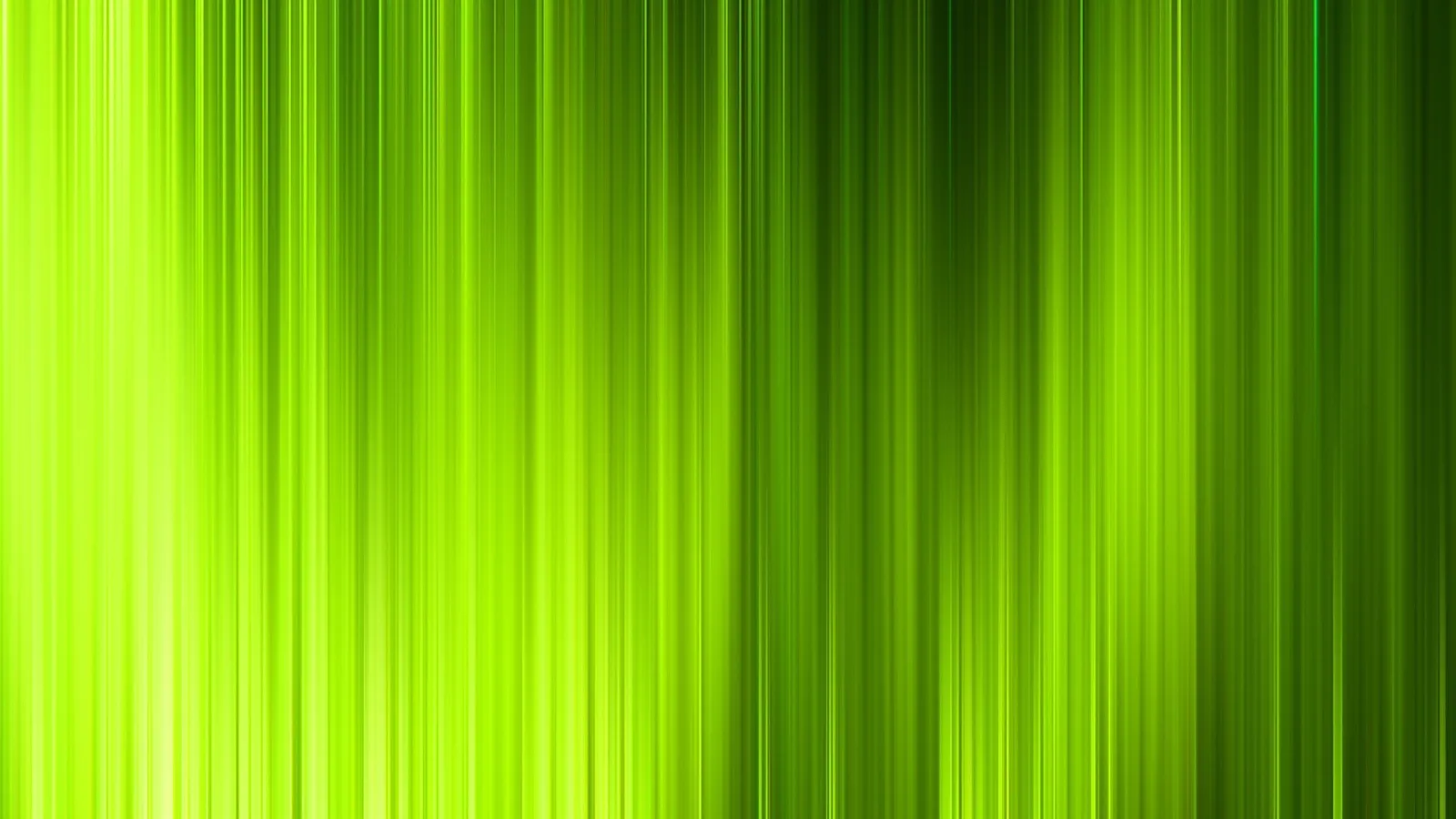 Abstrakter Hintergrund aus vertikalen grünen Streifen, links hell gelbgrün, rechts dunkler und tiefgrün.