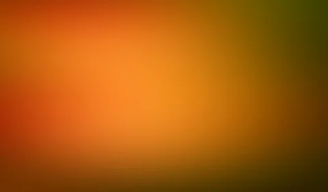 Weicher Farbverlauf von Orange in der Bildmitte über Rotbraun links bis zu dunklem Olivgrün oben rechts und unten.