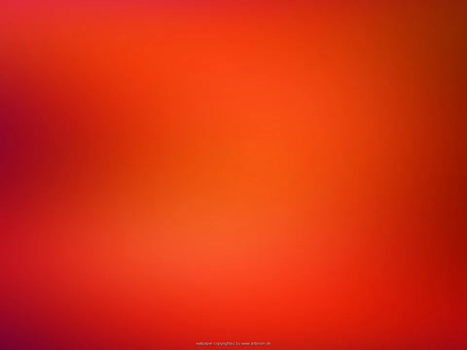 Unscharfer Farbverlauf von Orange über Rot bis Dunkelrot, heller in der Mitte und dunkler an den Rändern, mit kleinem Copyright-Hinweis unten.